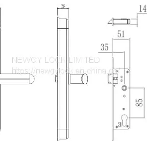 CE Approved ID RF Card Hotel Card Lock For Hotel Office Apartment thumbnail-2