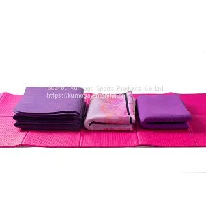 Folding Suede Yoga Mats-kmr04 thumbnail-1
