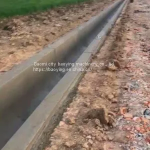 Baoying Drainage Ditch Slipform Machine/trapezoidal Channel Forming Machine/rectangular Side Ditch Slipform Machine thumbnail-2