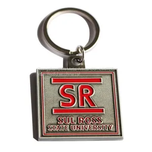 Creative Metal Key Chain Customized High-grade Cartoon Advertising Promotion Activities Key Chain Pendant Custom thumbnail-3