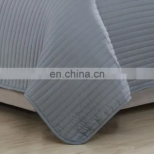 Wholesale Comforter Folded Soft Microfiber Lightweight Coverlet for All Season Fabric Microfiber Quilt thumbnail-1