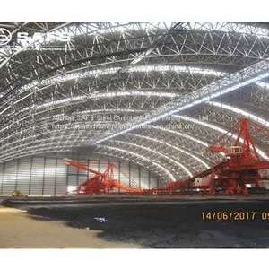 Long Span Space Frame Steel Structural Coal Storage thumbnail-1