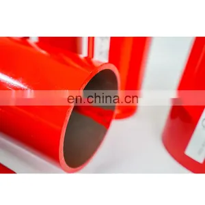 1" Red Epoxy Welded Steel Pipe Thread End ASTM A795 SCH 40 thumbnail-6