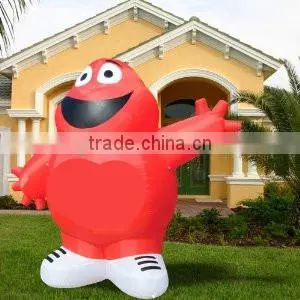 Hot Sell Inflatable Red Cartoon Character for Decoration thumbnail-1