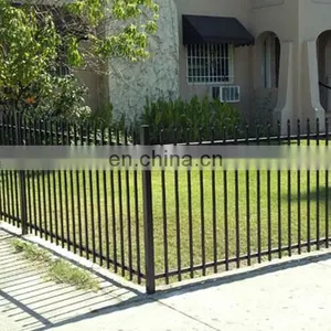 Decorative Wall Hot Dip Galvanized Steel Palisade Fence for Small Garden From China thumbnail-3