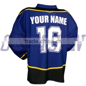 Exported Training Blank Custom Design Ice Hockey Jersey Wear for Hot Sale in Usa Supplier's Choice thumbnail-3