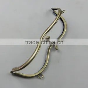 Pretty Little Cheap Antique Brass Metal Clutch Frame thumbnail-3