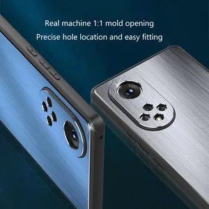 New Fashion Metal Brushed Sweat Proof Fingerprint All Inclusive Soft Phone Case For HUAWEI Nova 7 8 9 Mate30 40Pro P30 40 50 Pro thumbnail-5