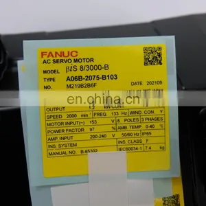 Original Fanuc ac Servo Motor A06B-2075-B103 thumbnail-5