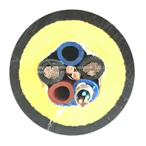 Fiber Optic Electric Network Air Duct Mixed Watertight Cable Tension Floating Umbilical thumbnail-1