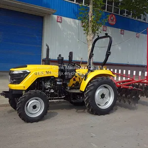 Chinese Famous Traktor QLN 55hp 4*4 Agricole Wheel Popular For Sale thumbnail-3