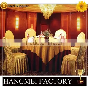 Polyester Table Cover Fabric for Wedding Table and Chair Quality Choice thumbnail-2
