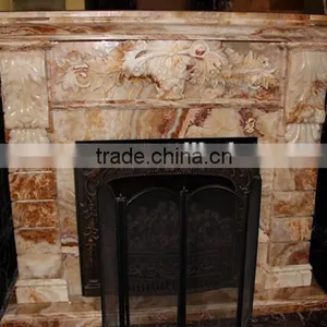 Unique Design Indoor Marble Fireplace For Sale thumbnail-2