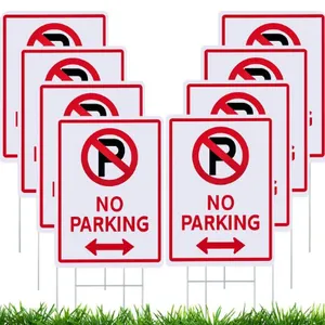 Custom 4mm Corrugated Plastic No Parking Signs – Weatherproof Outdoor Warning Boards thumbnail-2