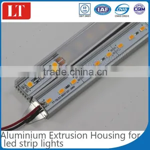 Quality Assured China Aluminium Profile Led Strip Channel Aluminium Profile Led With Opal Transparent Diffuser Cover thumbnail-1