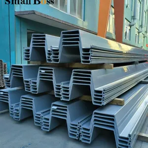 Strong Huge SG825 PVC Sheet Pile U Type Seawall Retaining Wall Plastic Sheet Pile Vinyl Sheet Piling for Water Control Solution thumbnail-6