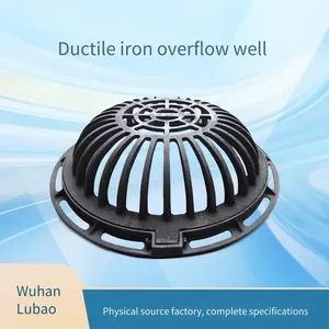 Lubao Manufacturer of Ductile Iron Overflow Wells 450*750 Square Rainwater Infiltration Wells for Drainage, Inspection and Interception in Gardens thumbnail-1