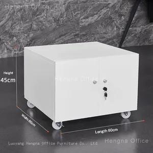 Quiet Rolling Copier Stand With Storage | Heavy Duty Base for Business Printers | Durable Office Equipment for Advertising Firms thumbnail-4
