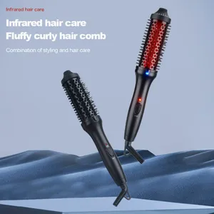 Infrared Curling Comb/hair Comb/straight Hair Comb/fluffy Comb/multifunctional Curling Iron Electric Comb（Wechat:13510231336） thumbnail-5
