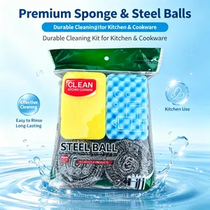 Cost Effective Household Stainless Scrubber Daily Kitchen Helper thumbnail-3