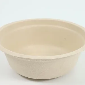 Bulk Disposable Bowl With 1-Year Warranty, Compostable Sugarcane Pulp, Standard Compliant thumbnail-2