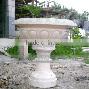 Big Outdoor Garden Stone Flower Pots thumbnail-4