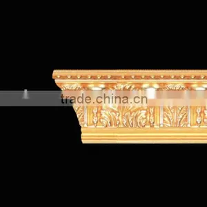 Home Decor Polyurethane Foam Crown Molding/ pu Cornice thumbnail-2