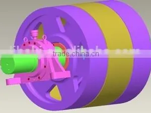 Dia 200 to 1800mm Head Pulley With Rubber Lagging thumbnail-5
