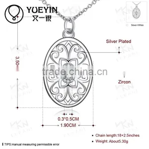 Jewelry Silver Chain Necklace Trendy Women Necklace Jewelry Wholesale Fashion Jewelry thumbnail-2