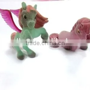 Kids Small Flocking Pony Collection Toys Set thumbnail-1