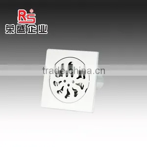 Square Water Seal Stainless Steel Floor Drain thumbnail-1