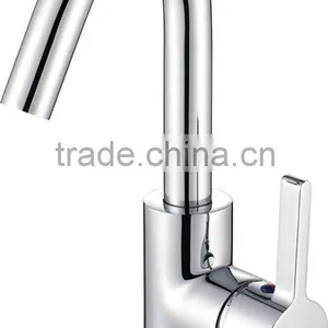 Deck Mounted Contemporary Sanitary Ware Bathroom Basin Mixer Taps thumbnail-2