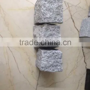 Cheap Chinese Natural Split Grey Granite Cobble Stone Paving Stone Quality Choice thumbnail-2