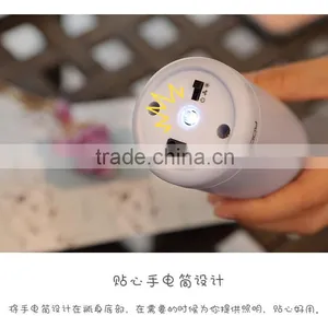 ROCK Mini Cup Handheld Fan 400mah Flashlight Cute Cartoon Cup Fan thumbnail-5