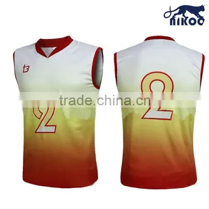 2014 Fashion Volleyball Jersey Sublimated/volleyball Shirt thumbnail-1