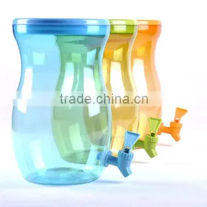 Colorful 4.7 L PET Beverage Dispenser BPA Free Beverage Container Large Capacity Water Container thumbnail-2