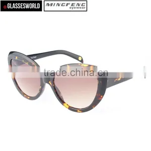 2015 Women Fashionable Cat Eye Sunglasses UV400 Polarized Sunglasses thumbnail-1