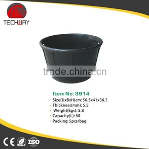 Heavy Duty Rubber Buckets,strong Handle Pails thumbnail-1