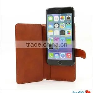 Women Style Wallet Leather Case With Mirror And Card Slots For Iphone 6 thumbnail-3