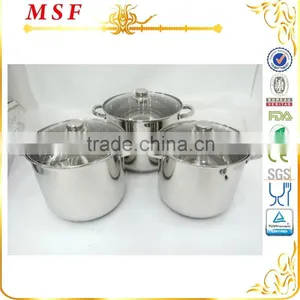 MSF Stock Pots 6pcs Stainless Steel Cook Set MSF-3938 thumbnail-1