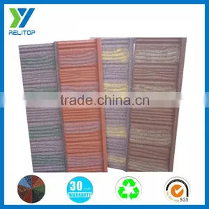 Wholesale Hot Sale High Quality Colorful Sand Coated Metal Roof Tile thumbnail-1