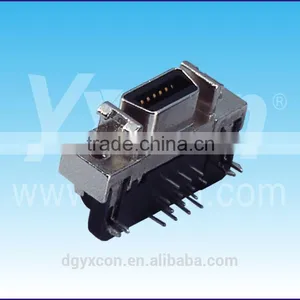 Dongguan Supplier 90 Degree SCSI Female Connector thumbnail-2