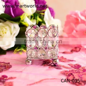 Silver Fashionable Wedding Candelabra, Candle Holders for Wedding Table Center Pieces,crystal Table Center Piece(CAN-015) thumbnail-1
