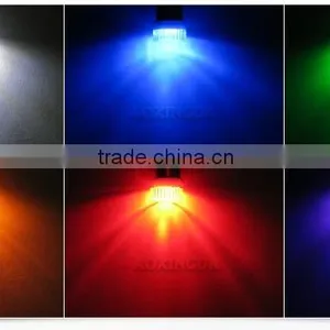 6.3 Volt BA9S #44 #47 Yellow Pinball LED With Lens thumbnail-6