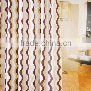 Colorful PEVA Shower Curtain With Hook thumbnail-3