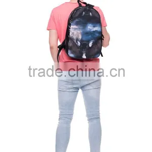 New Design 3D Print High Quality Custom Emoji Kids Backpack Bag thumbnail-4