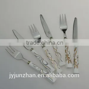 Fruit Fork Knife Sets With High Mirror Polish and Ceramic Handle thumbnail-3