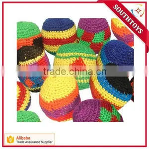 New Arrival Hacky Sacks Knitted Kick Balls Foot Bags Kick Balls for Outdoor Fund thumbnail-1