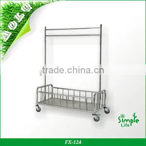 Commercial Steel Polish Clothes Rack for Hotel thumbnail-1