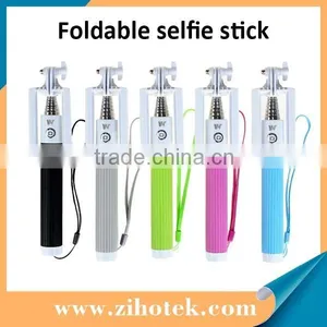 2015 Newest Design Good Quality Extendable Mini Monopod Foldable Selfie Stick With Trade Assurance thumbnail-3